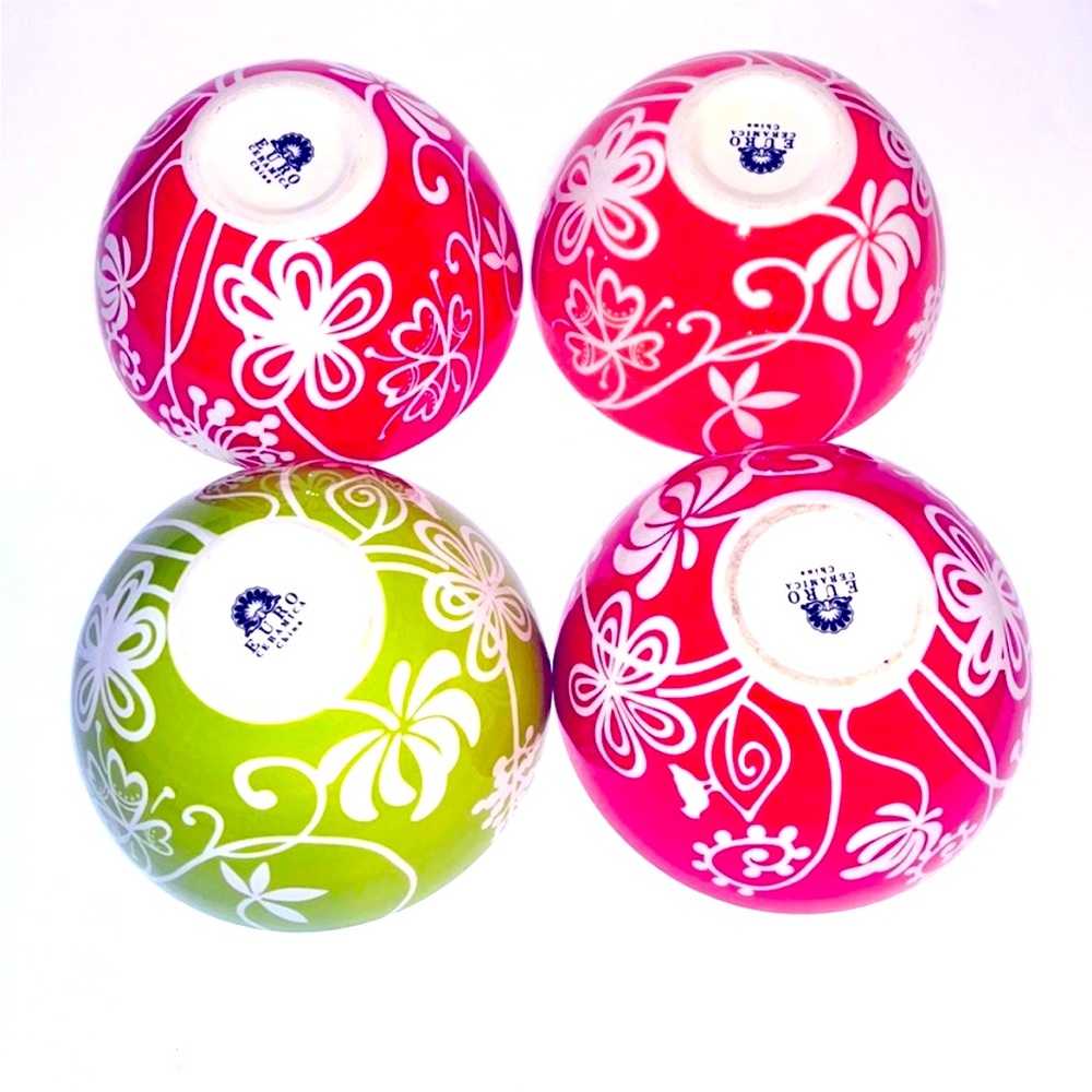 Set of 4 EURO Ceramica Bowls